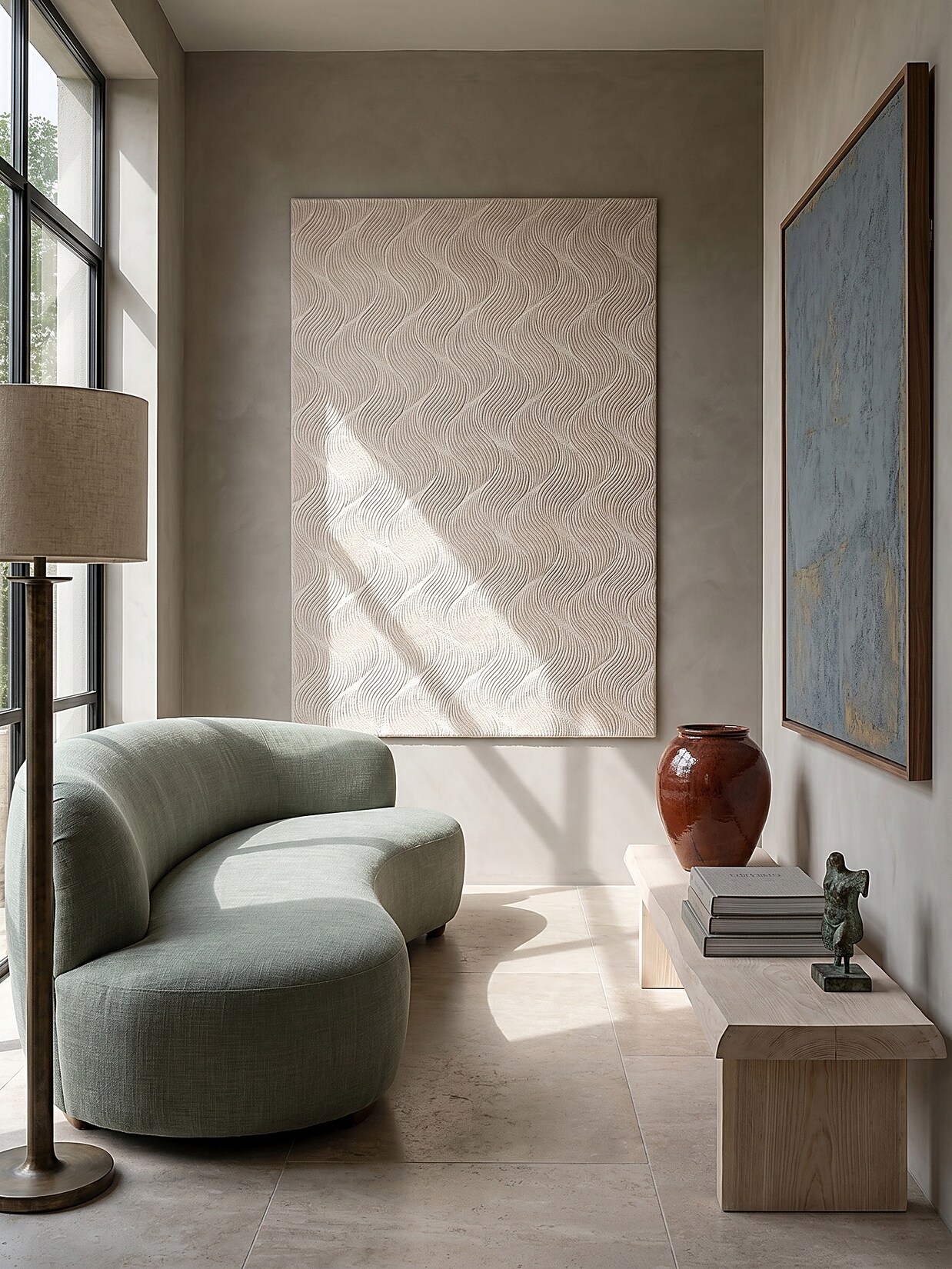 Teppich Antirutsch Creme 160x220 cm - DALAR Kadima Design