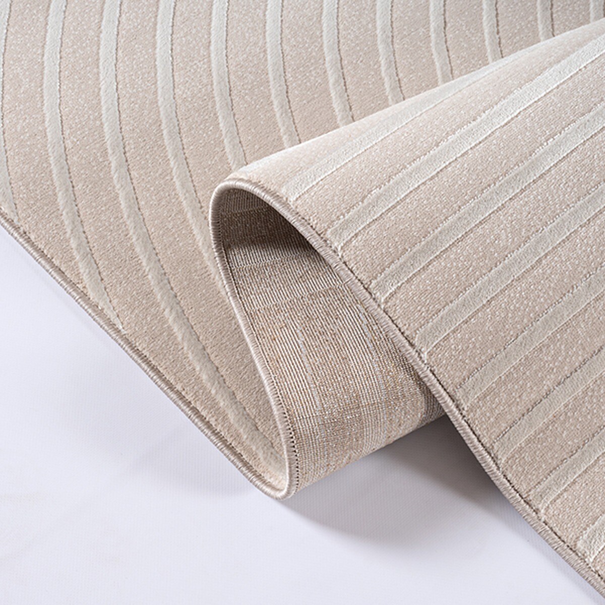 Teppich Polyester Beige 240x340 cm - ERESMA Kadima Design