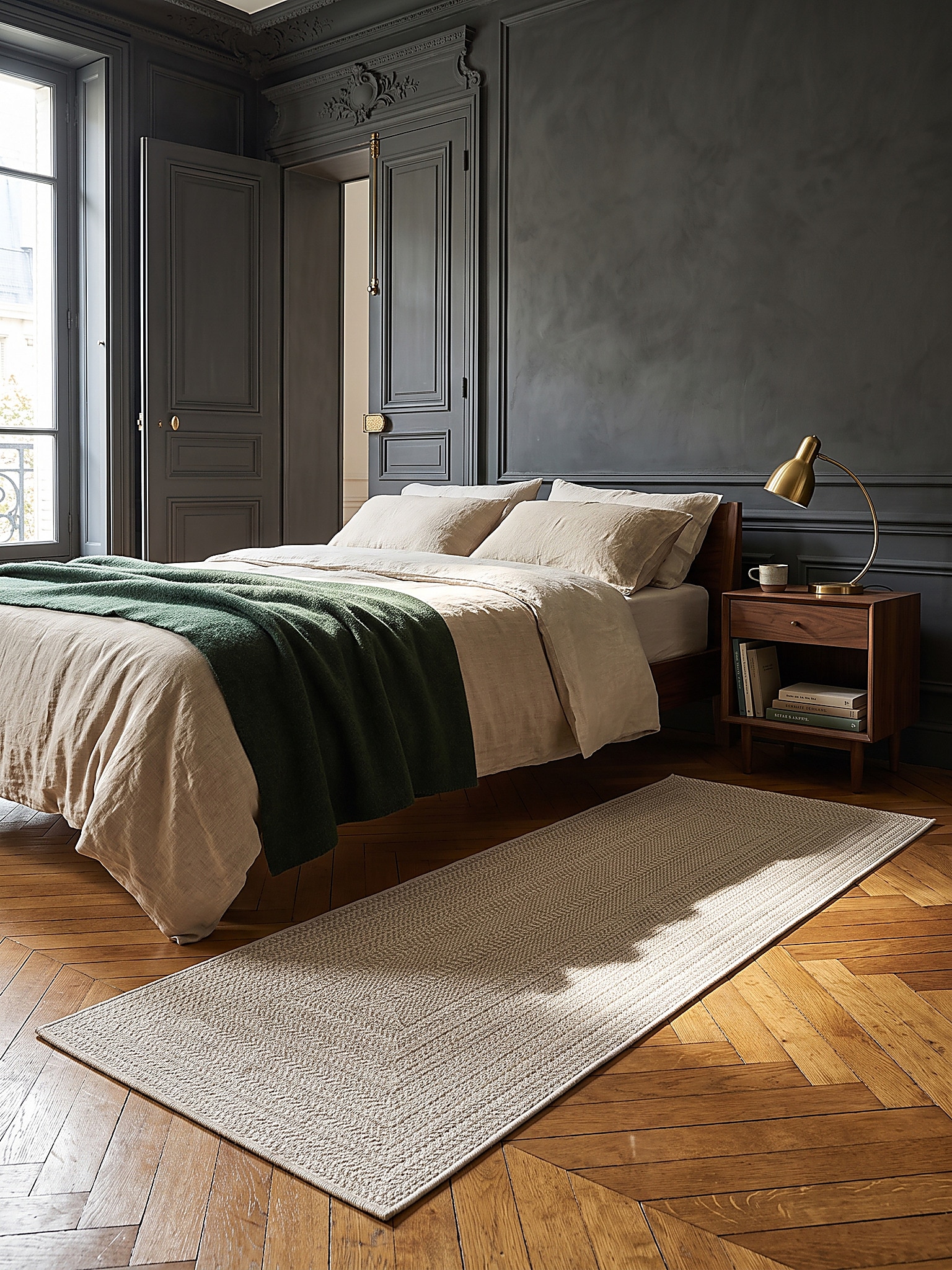 L&auml;ufer Pflegeleicht Creme 80x250 cm - CORDEV | Kadima Design - Bild 1