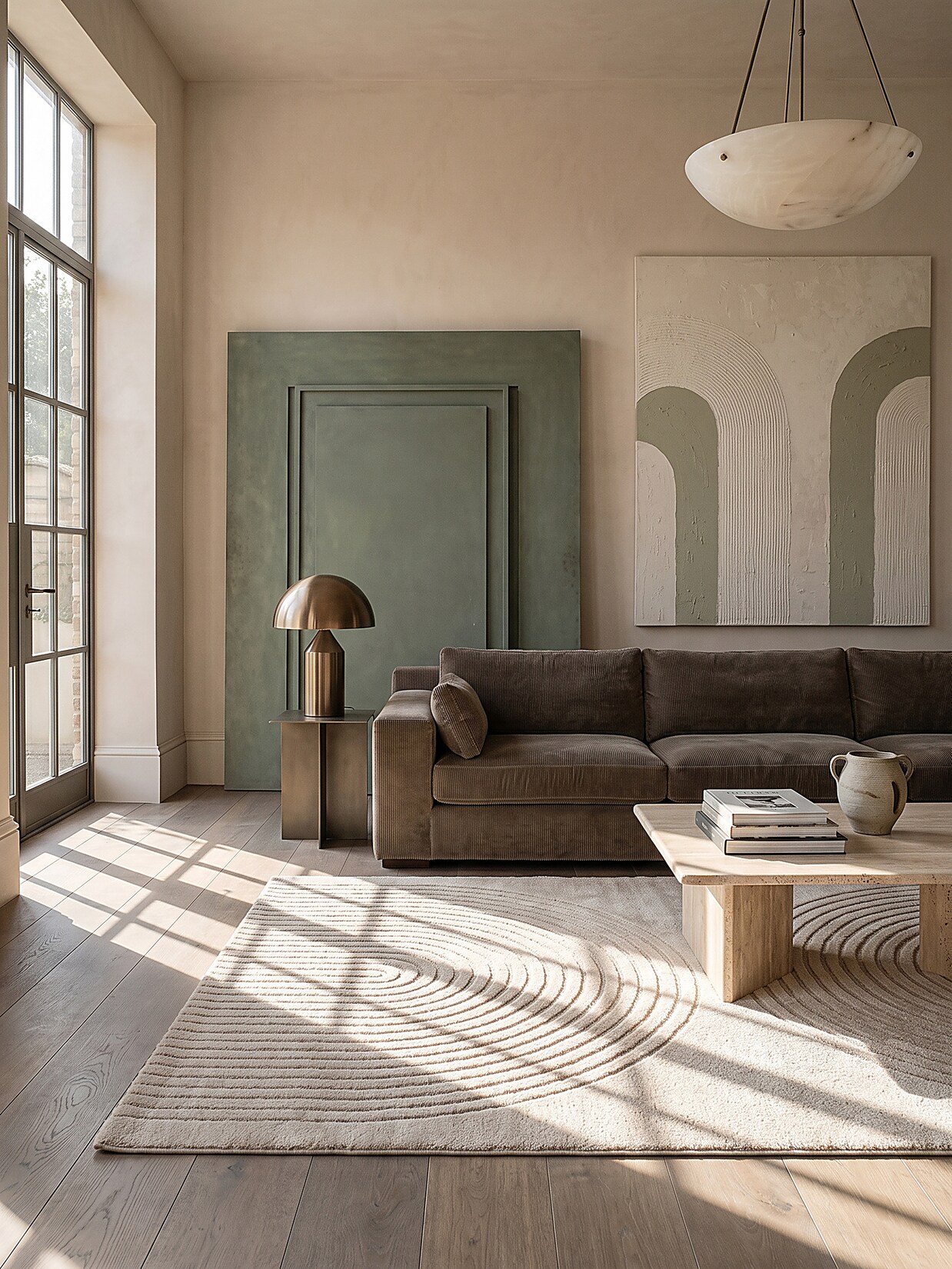 Teppich Pflegeleicht Beige 120x160 cm - MUOTA Kadima Design