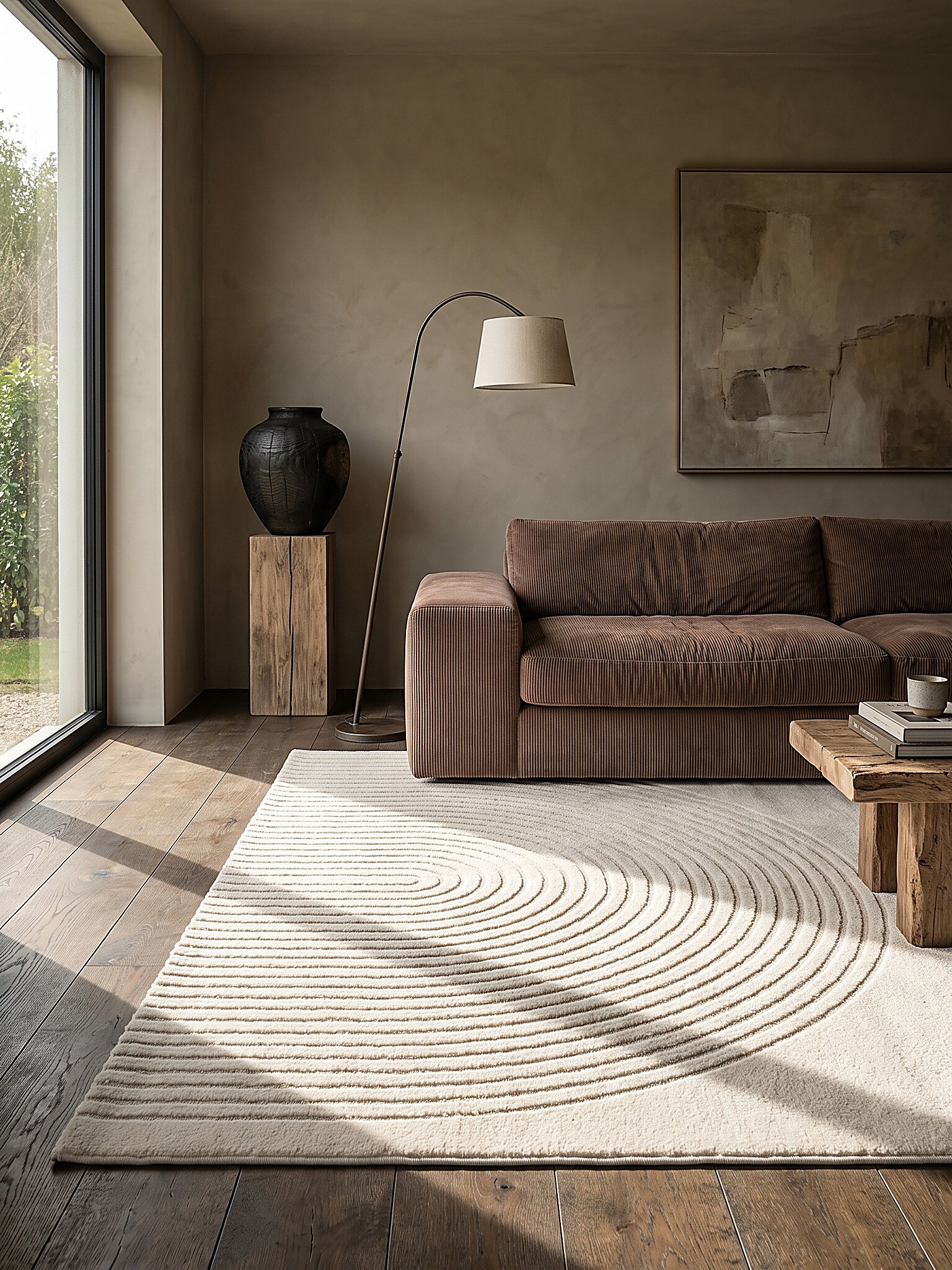 Teppich Pflegeleicht Creme 140x200 cm - MUOTA | Kadima Design - Bild 1