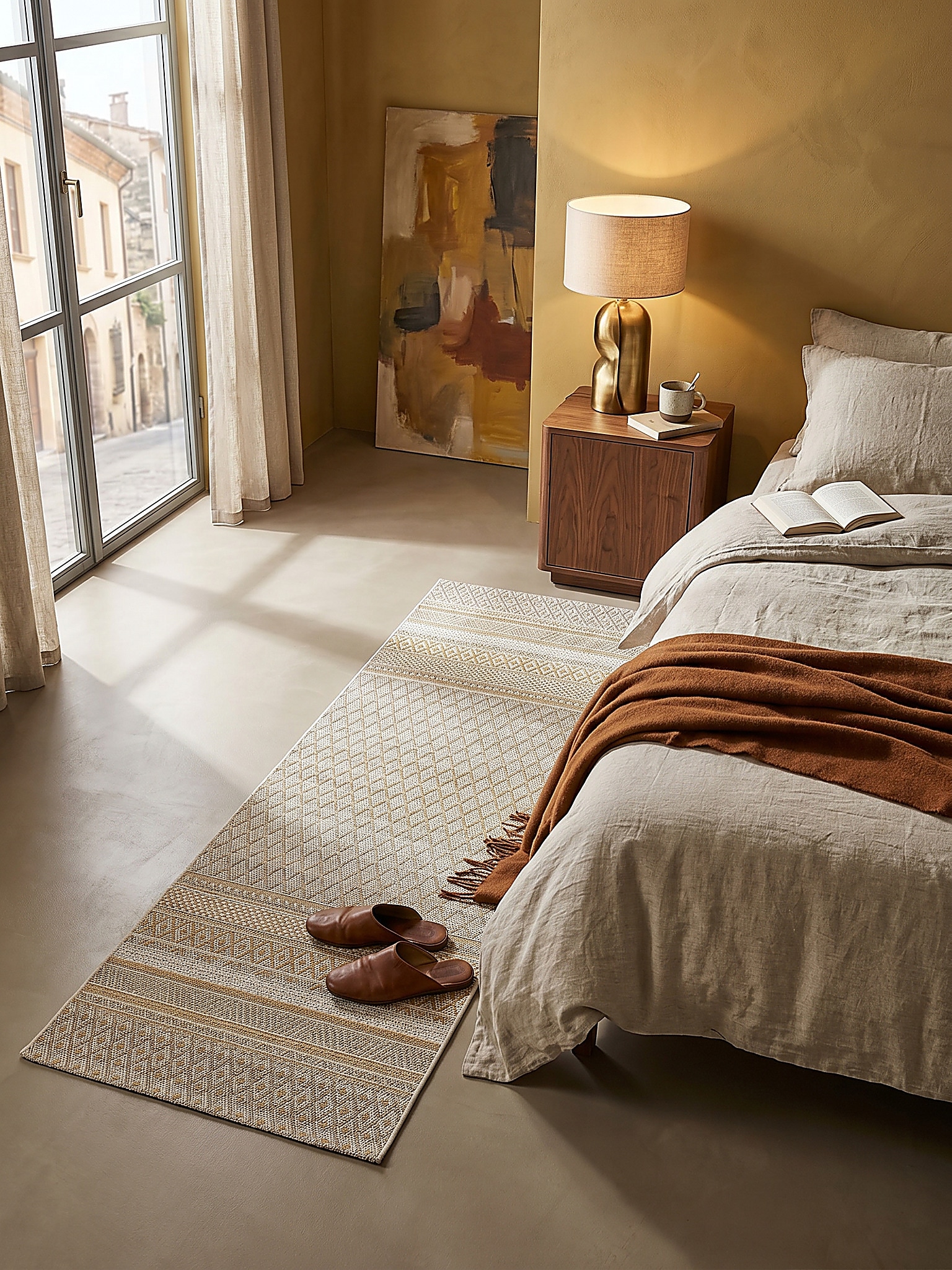 L&auml;ufer Pflegeleicht Beige 80x150 cm - ESERA | Kadima Design - Bild 1