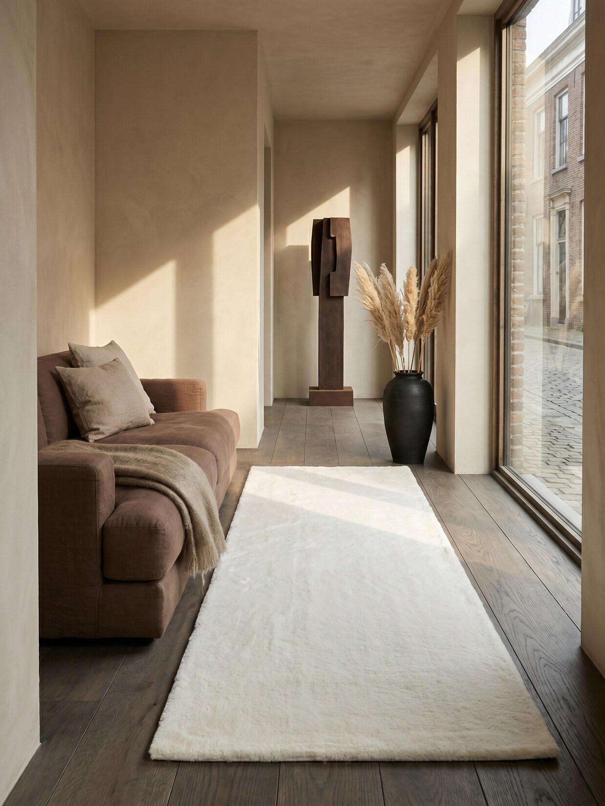 Läufer Antirutsch Creme 80x150 cm - RUTOR Kadima Design
