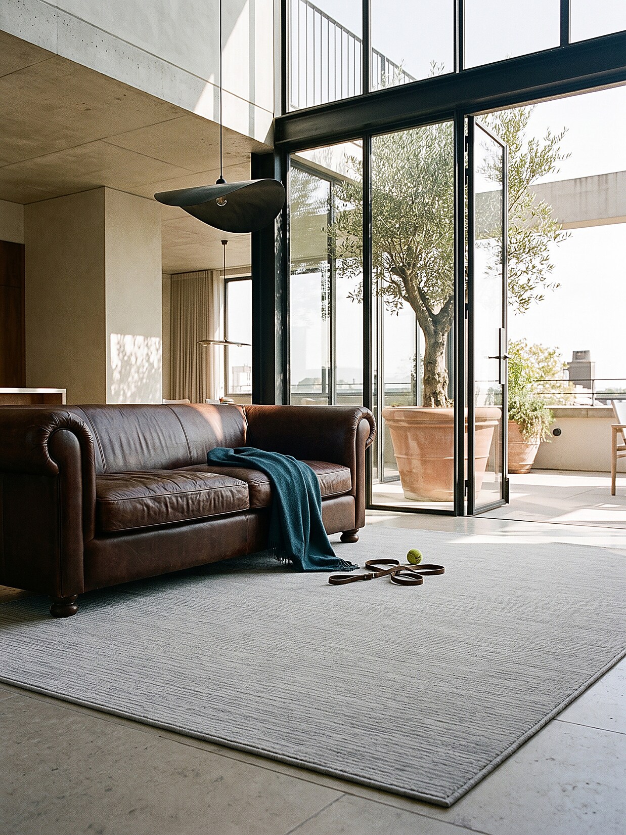 Teppich Pflegeleicht Grau 160x230 cm - KASOS Kadima Design