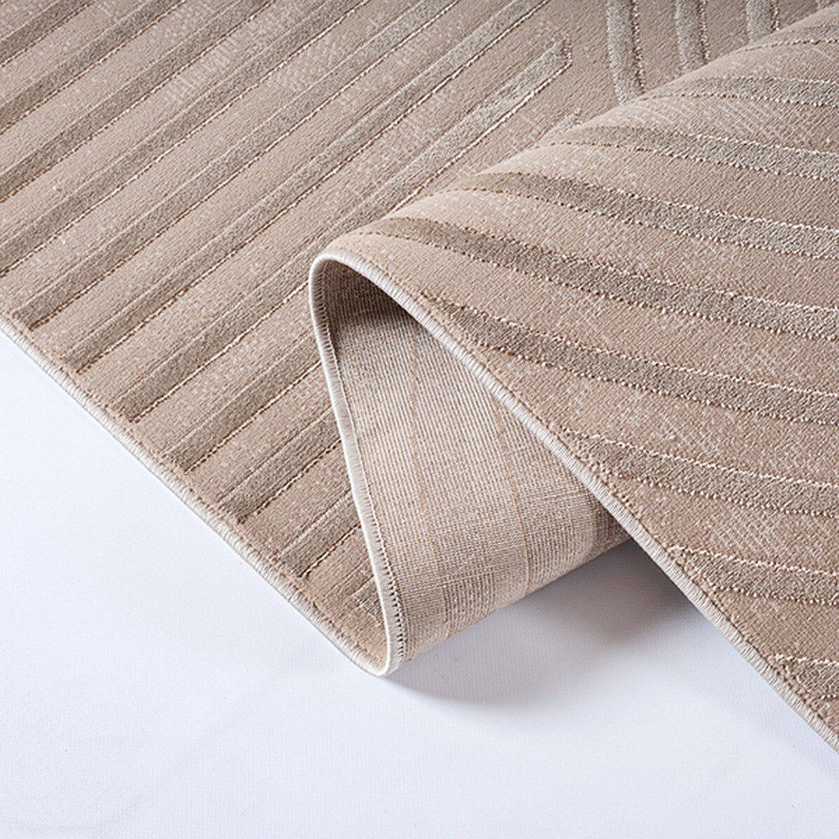 Läufer Polyester Beige 80x150 cm - ERESMA Kadima Design