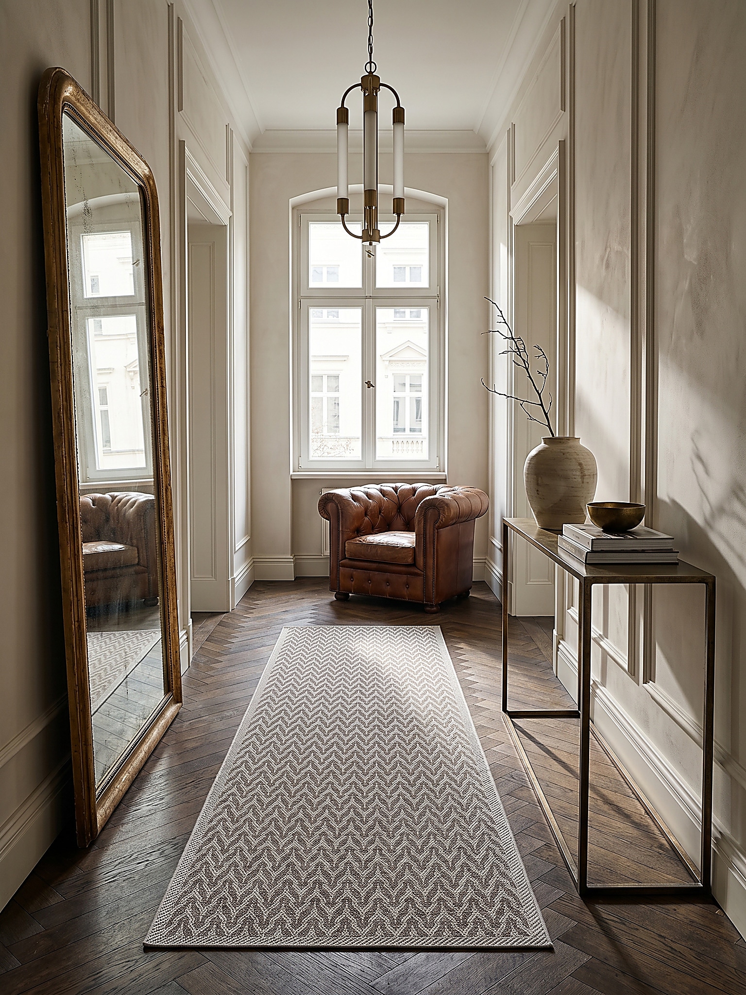 L&auml;ufer Pflegeleicht Beige 80x150 cm - ESERA | Kadima Design - Bild 1