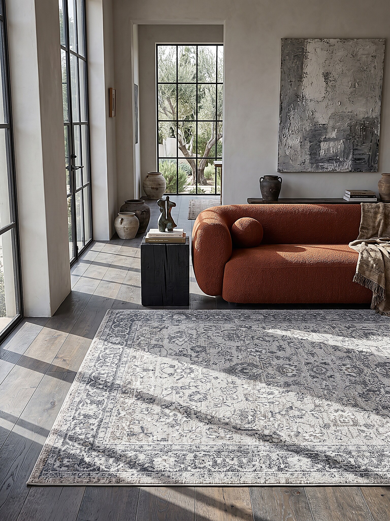 Outdoor-Teppich Wetterfest Beige 200x290 cm - LIMMAT | Kadima Design - Bild 1