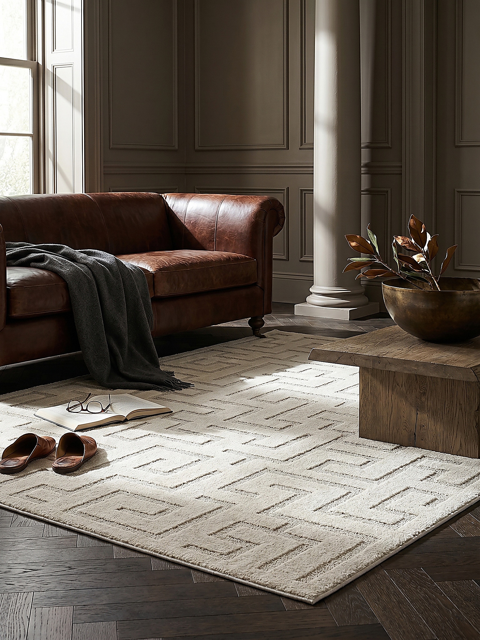 Teppich Pflegeleicht Creme 120x160 cm - MUOTA | Kadima Design - Bild 1