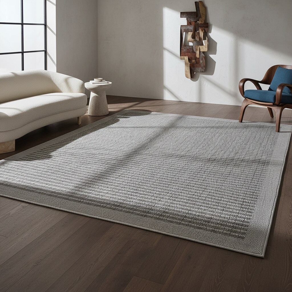 Outdoorteppich DAFNE, einfarbig, Grau, 80 x 150 cm - Bild 1