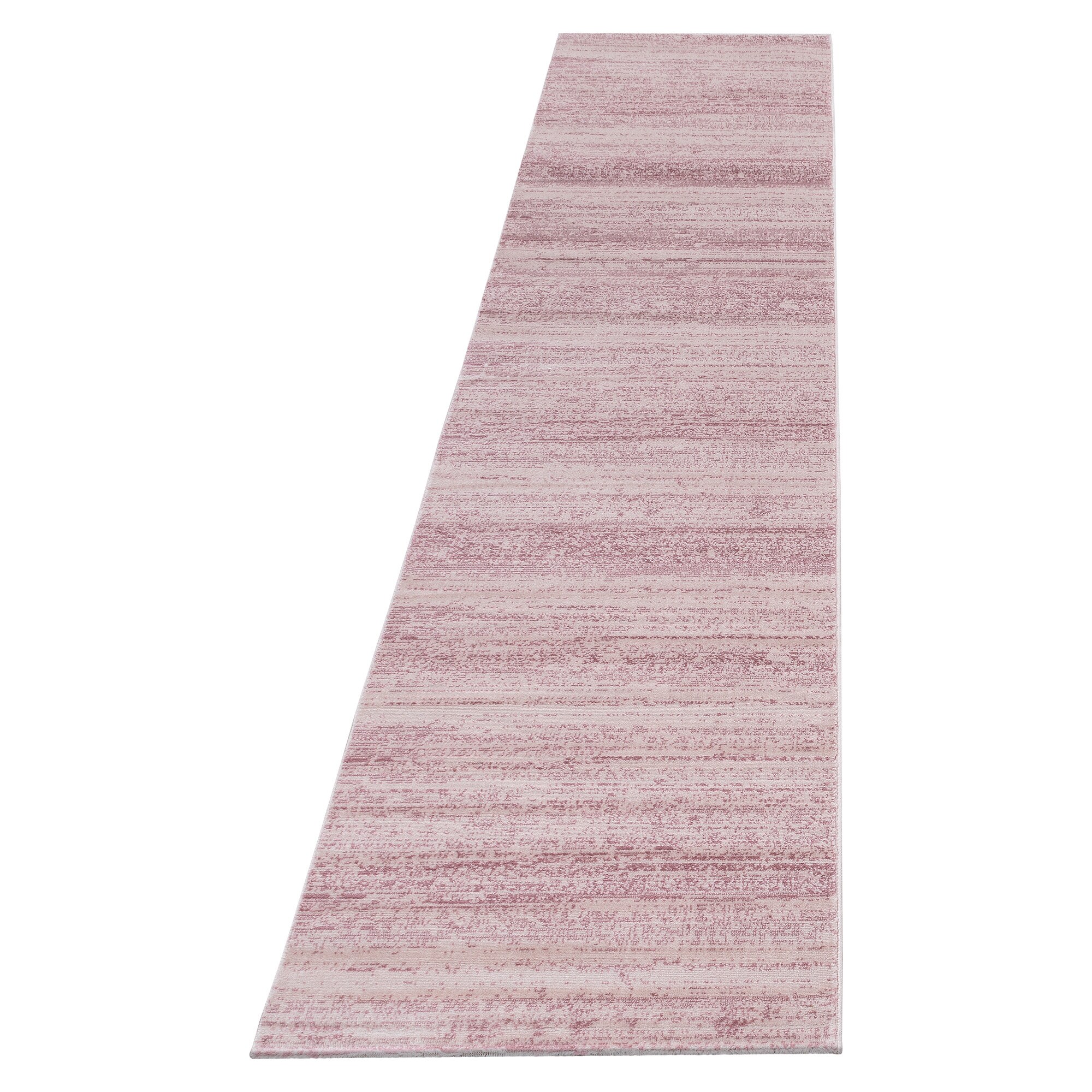 Kurzflorteppich INN, einfarbig, Rosa, 80 x 300 cm - Bild 1