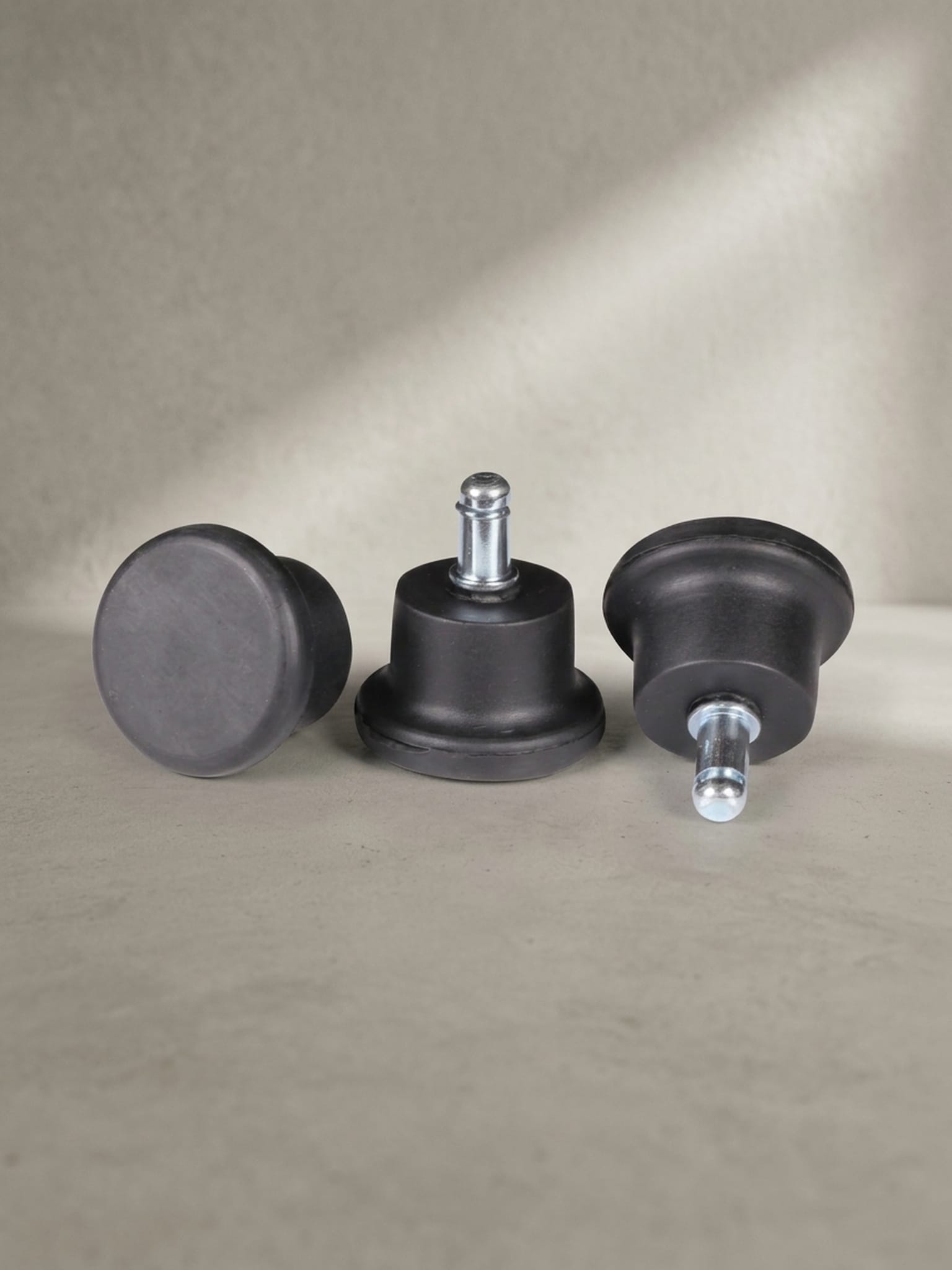 Bodengleiter 5er-Set Polyurethan Schwarz &Oslash;11mm Rund - Bild 1