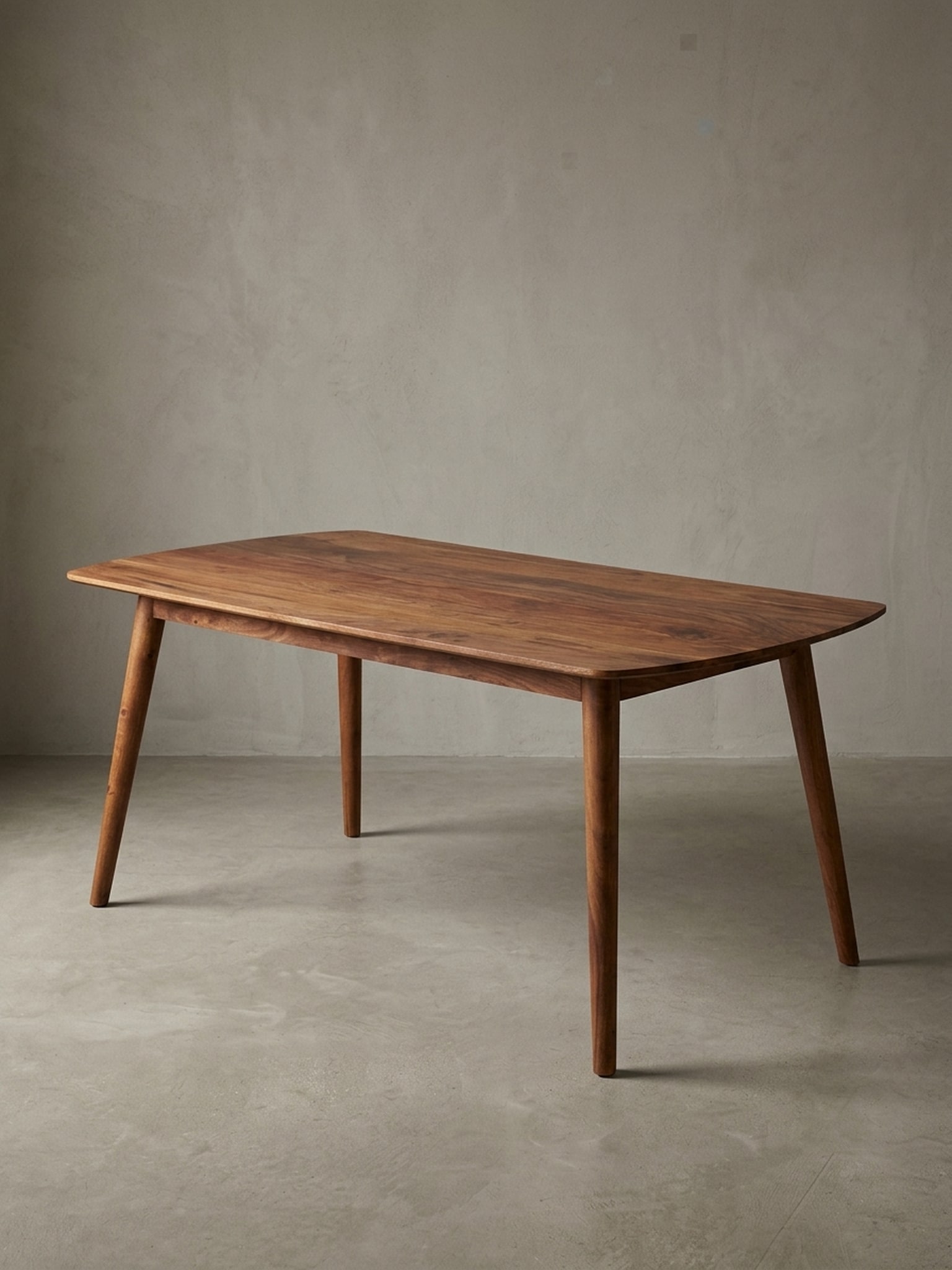 Esszimmertisch &ndash; Rechteckig Massivholz Braun 120x77x60 cm Rustikal - Bild 1