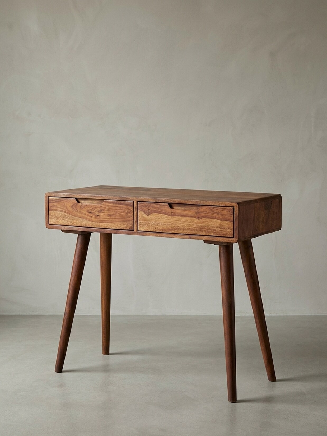 Konsolentisch – Massivholz, 90x76x36 cm, mit Schubladen, Landhausstil