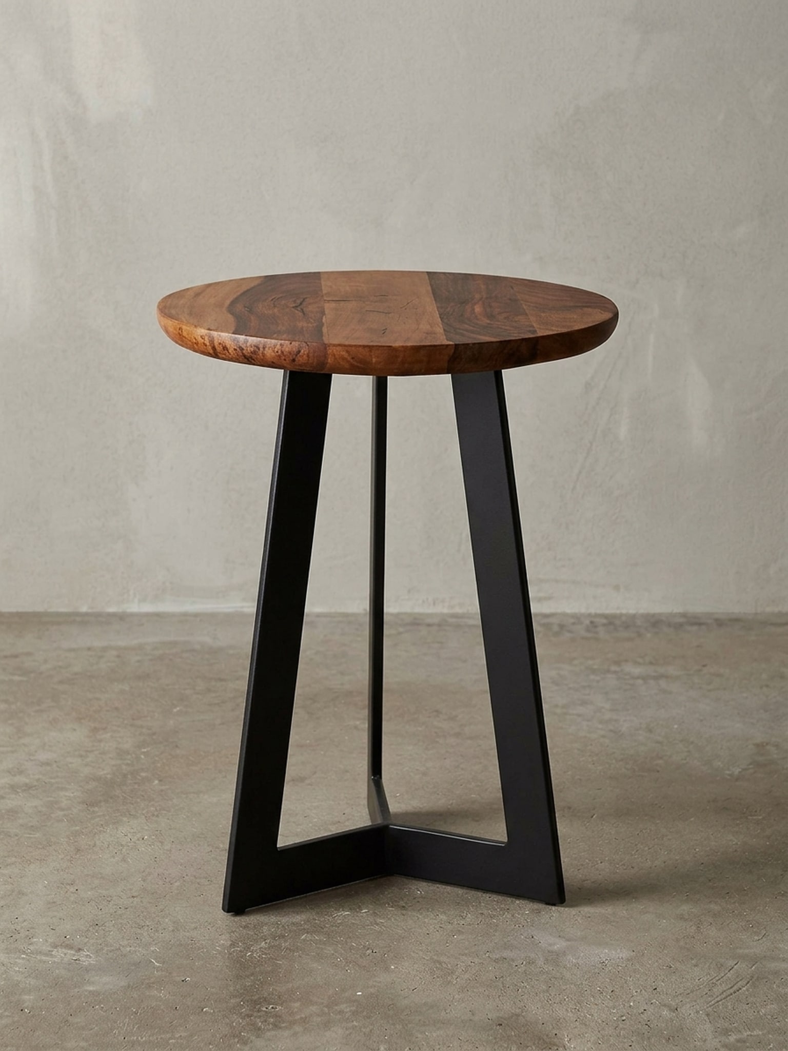 Beistelltisch &ndash; Massivholz Metall 35x45x35 cm Industrial - Bild 1