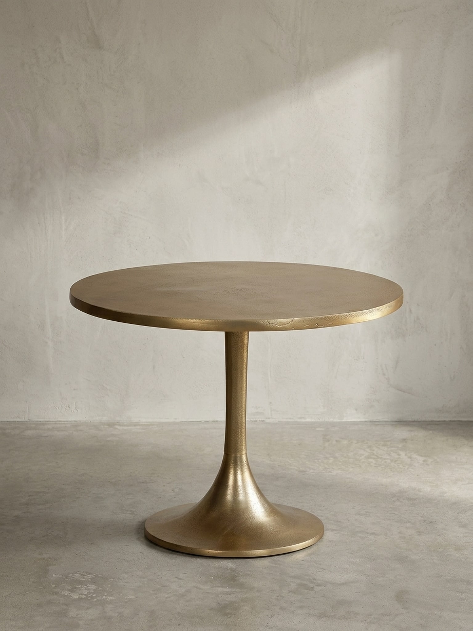Couchtisch Klein Gold Metall Rund 60x60x46,5 cm Modern - Bild 1