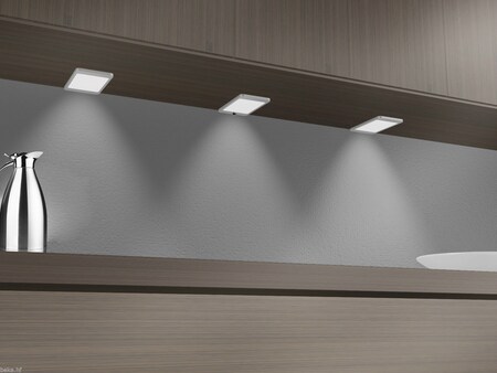 LED Unterbauleuchte, 600mm, silber-grau, neutralweiss