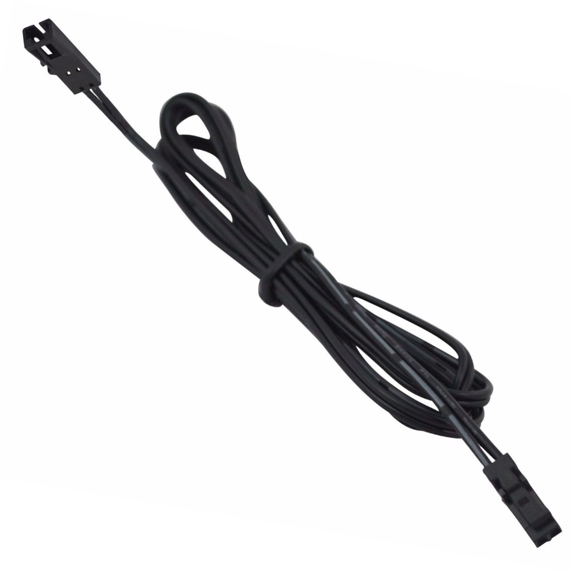 kalb | LED MINI Stecker Verl&auml;ngerungskabel 2m f Aufbauleuchte K&uuml;chenleuchte schwarz - Bild 1