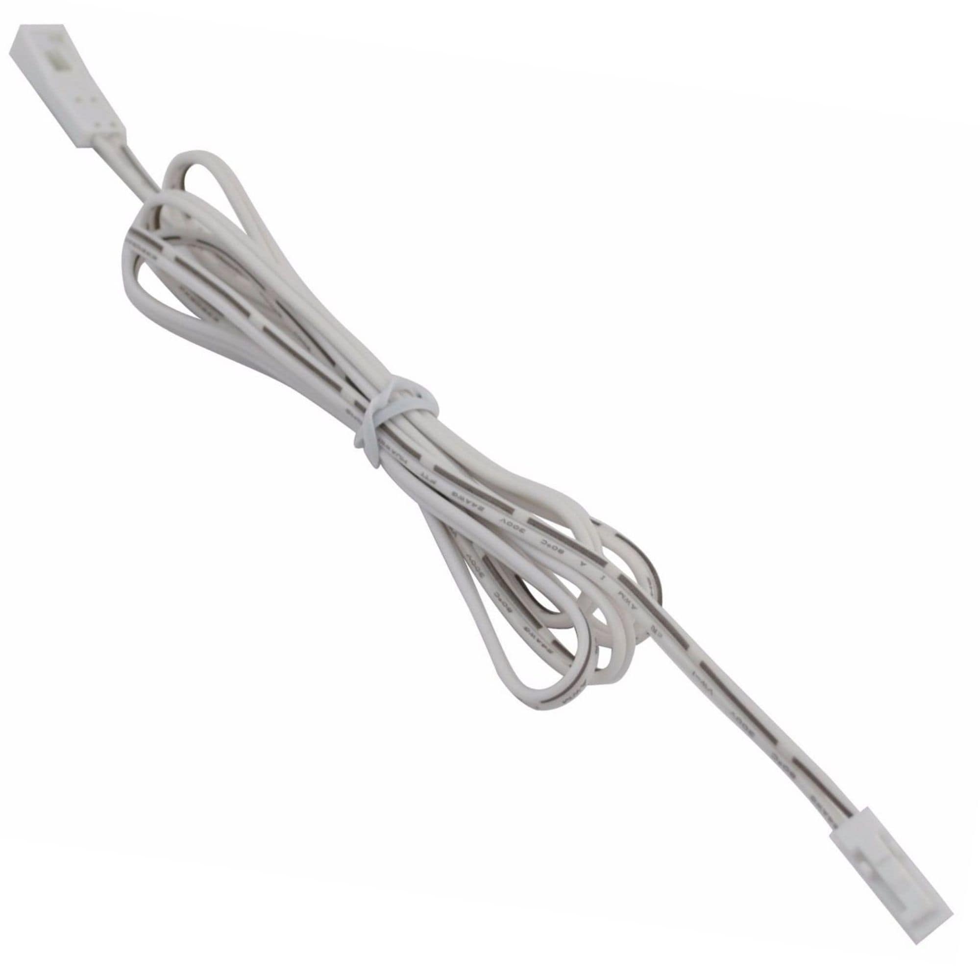 kalb | LED MINI Stecker Verl&auml;ngerungskabel 2m f Aufbauleuchte K&uuml;chenleuchte WEISS - Bild 1