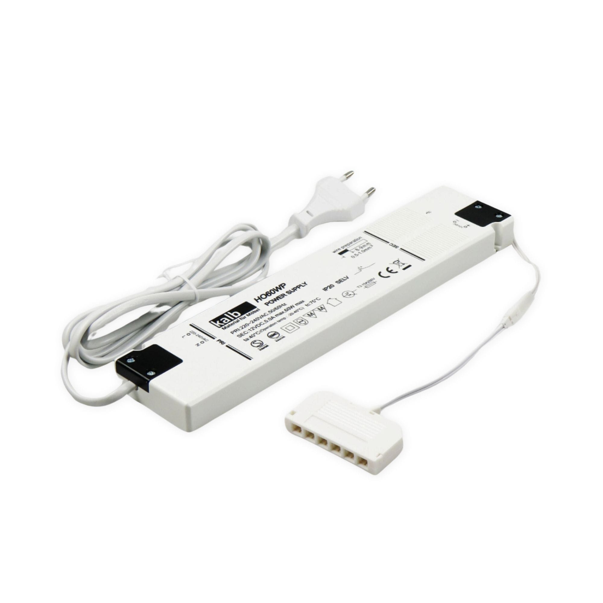 LED Netzteil 12V 60W Trafo Treiber Adapter LED Mini-Stecker - Bild 1