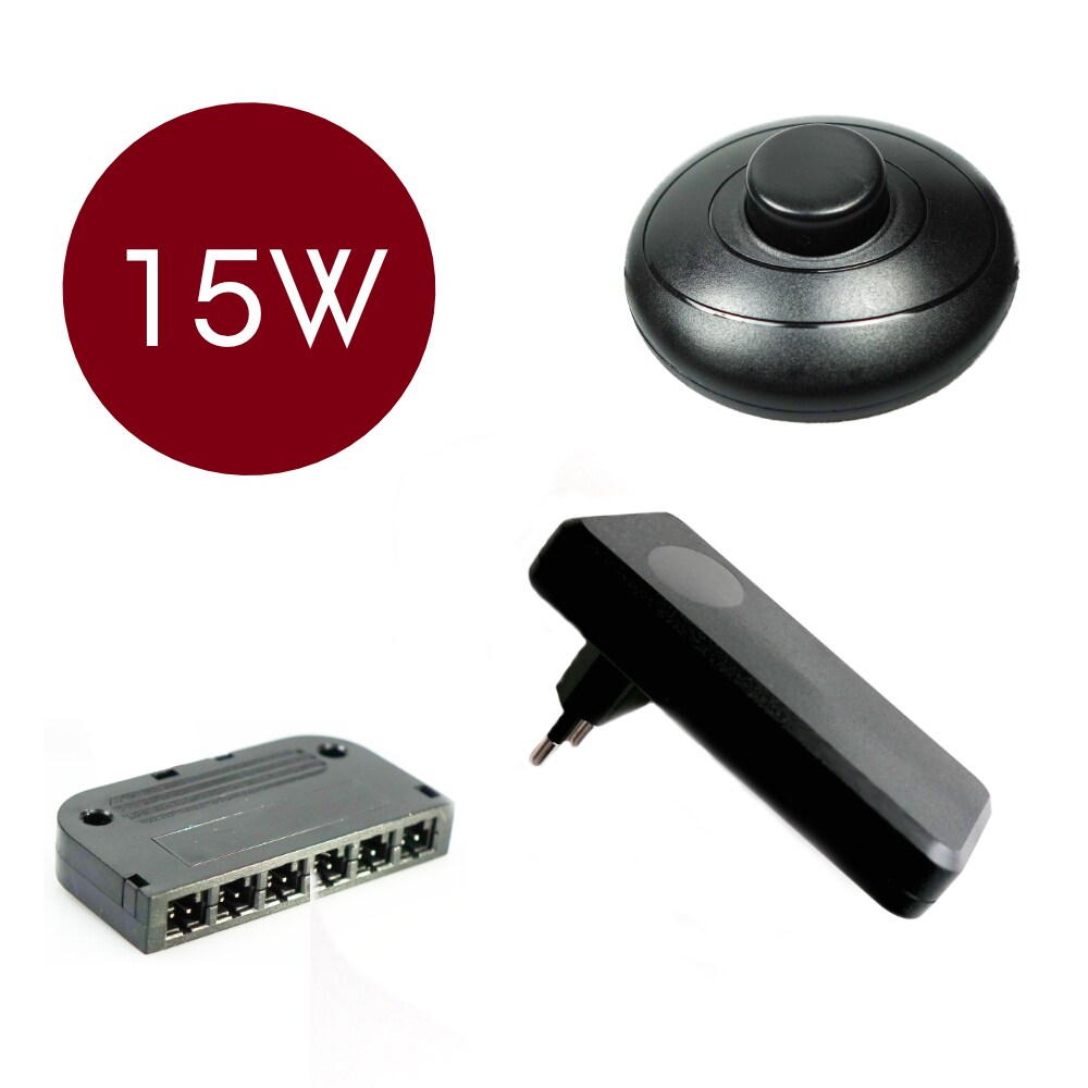 kalb | 15W 12V NETZTEIL +6FACH VERTEILER Trafo Netzadapter Steckernetzteil Driver LED - Bild 1