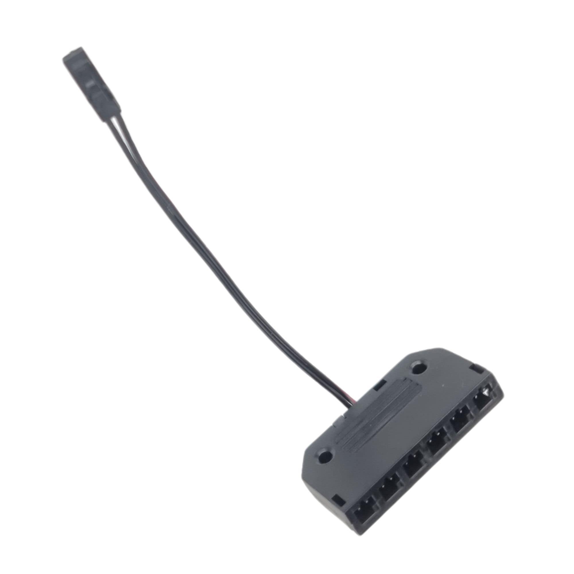 6-Fach-Verteiler f&uuml;r bestehende Leuchten-Sets, schwarz, 10cm Kabell&auml;nge - Bild 1