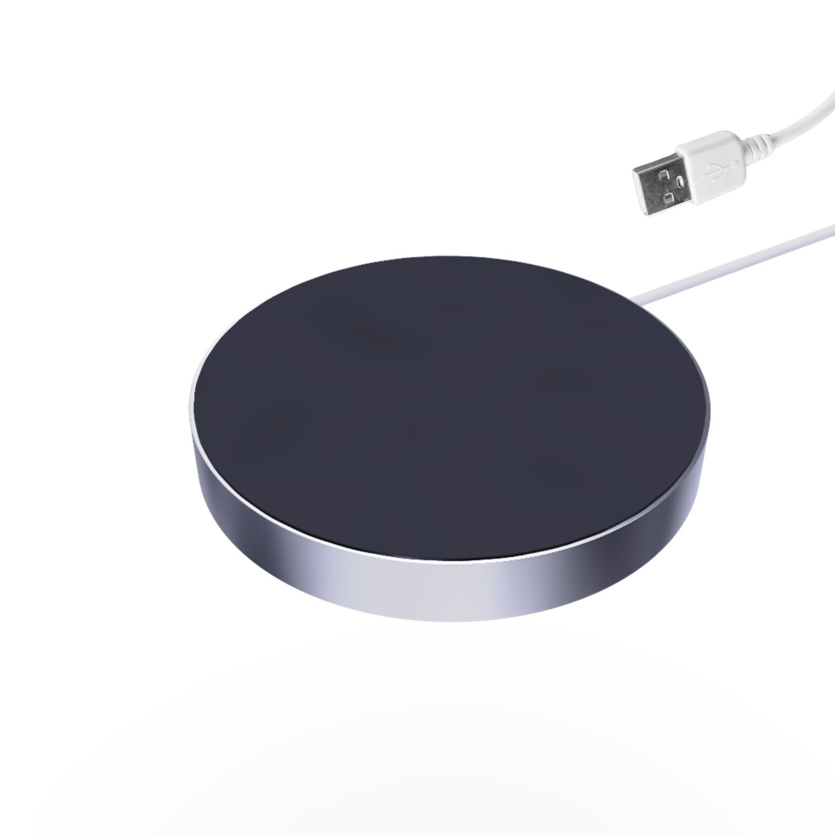 kalb QI Unterbau und Einbau Ladegerät grau Ladedistanz 3 - 18 mm Smart Wireless USB