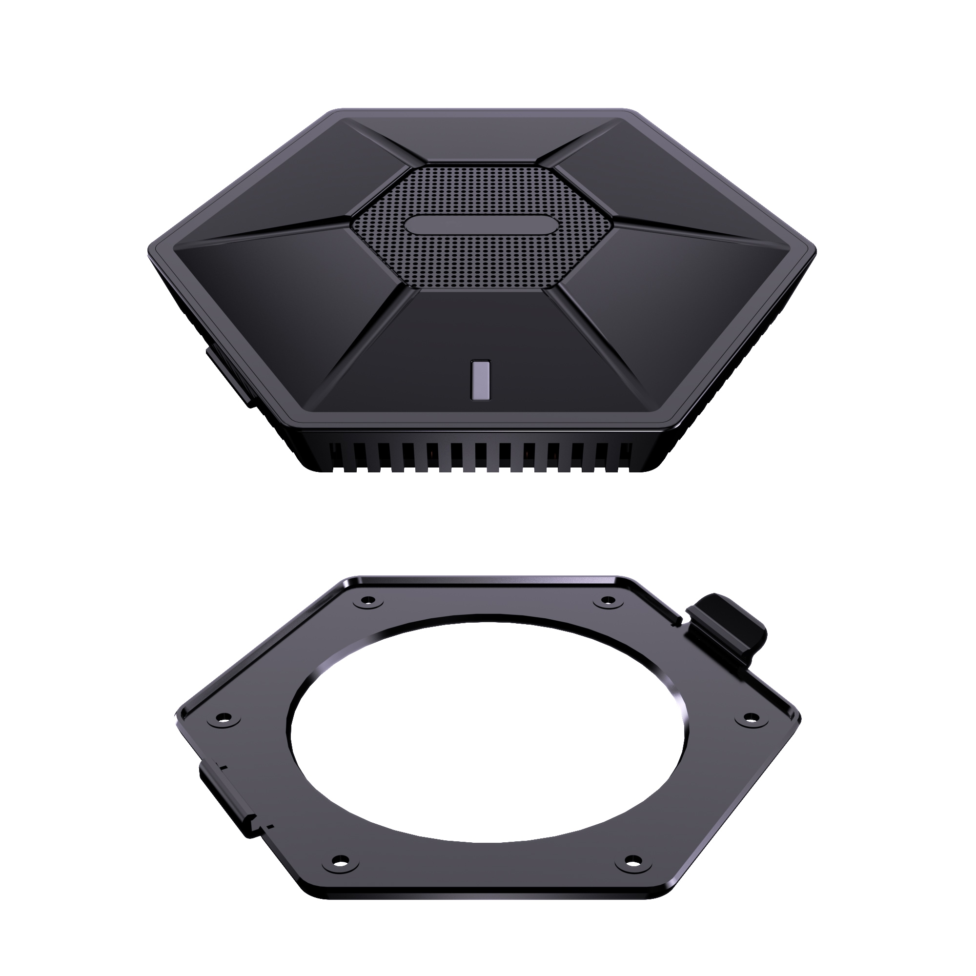 kalb | Alien QI Unterbau Ladeger&auml;t schwarz Ladedistanz 15-33 mm Smart Wireless - Bild 1