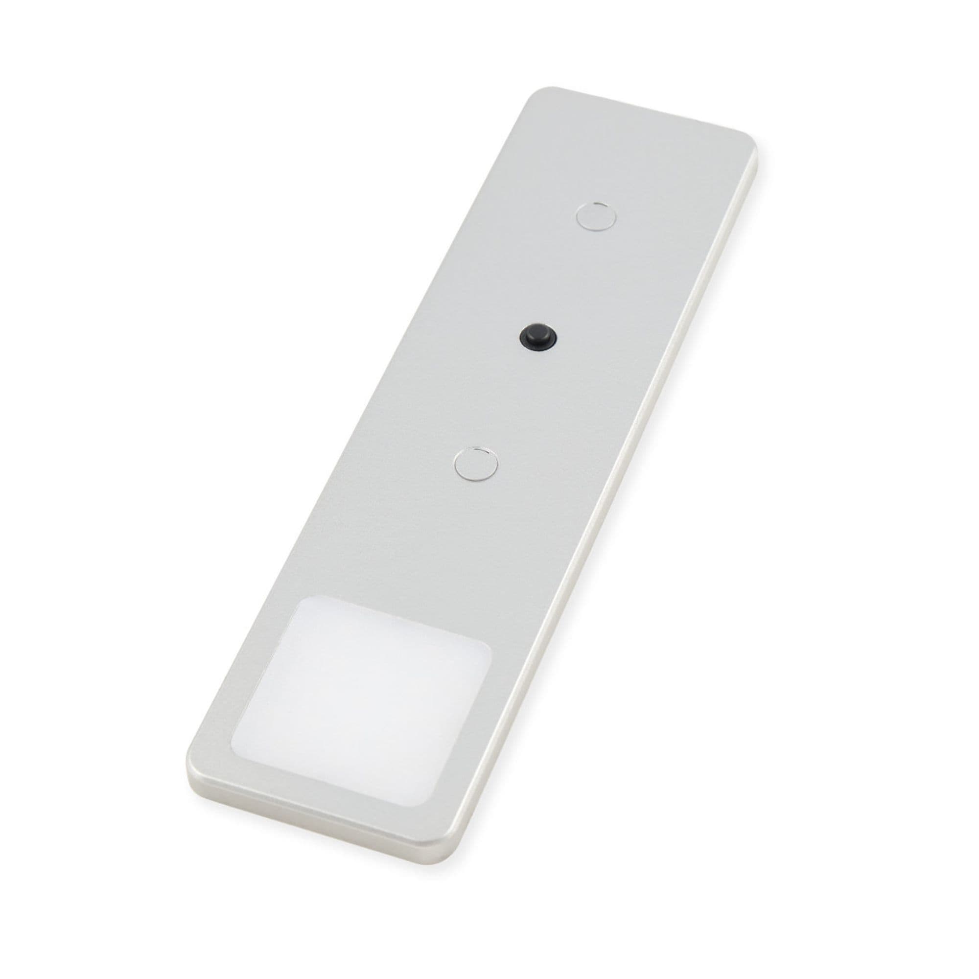 LED Unterbauleuchten SET Solid2, silbergrau mit mech. Schalter, 3W, 200cm Kabell&auml;nge, 1er Set warmwei&szlig; - Bild 1