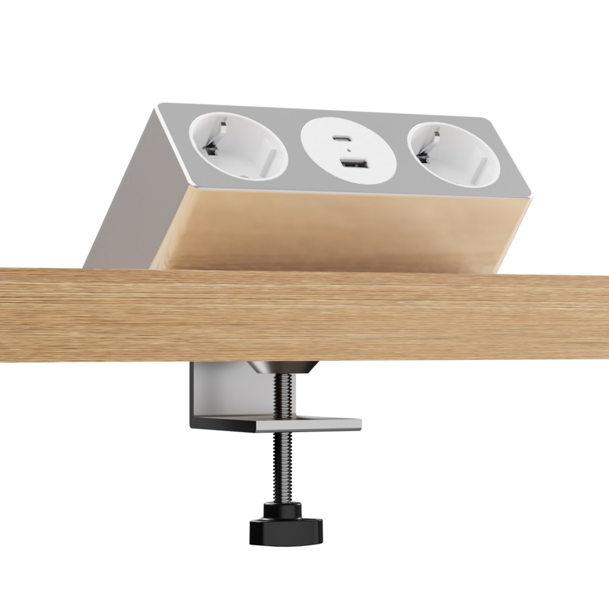 Nexura; 2er Klemmsteckdose USB-Port A/C; 230VAC; 16A - Bild 1