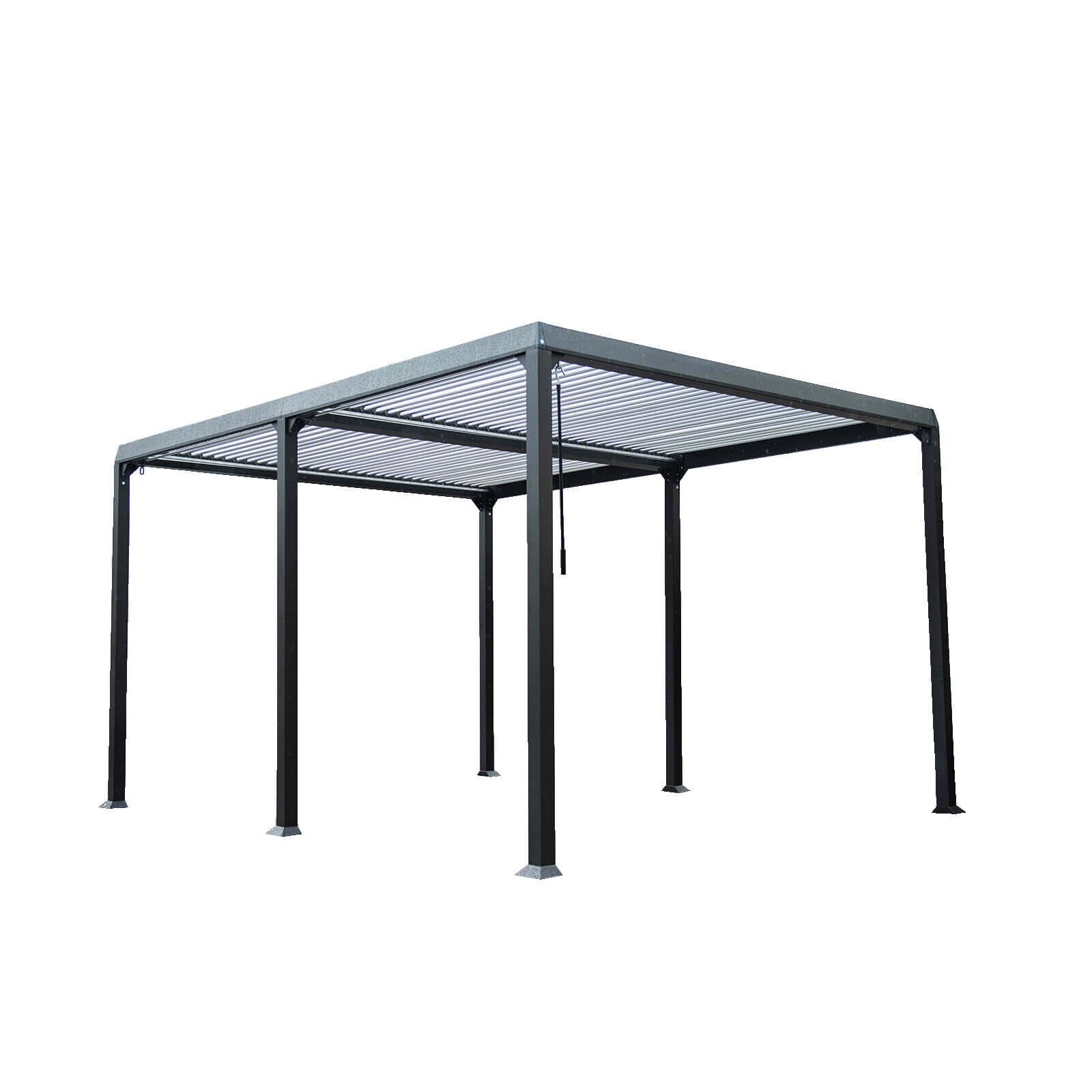 Pavillon Lamellenpavillon für Garten 3×4 Outdoor | 00729389813413