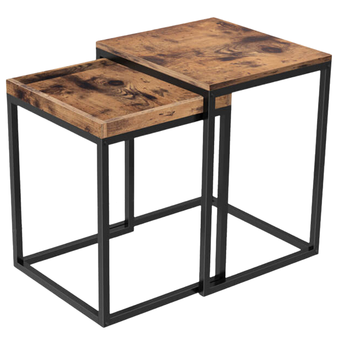 holz4home&reg; 2er Set Couchtische "Lannies" - Bild 1