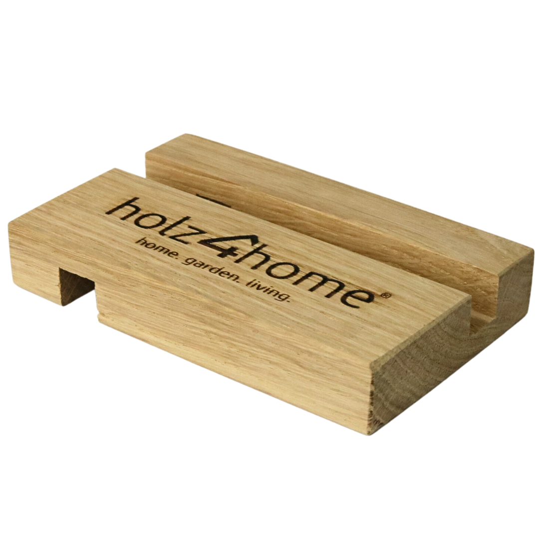 holz4home&reg; Handyhalter aus Holz - Bild 1