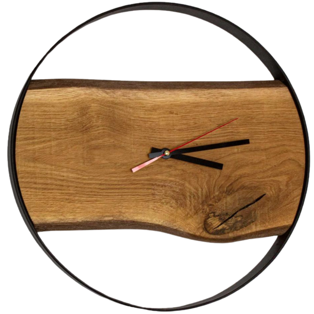 holz4home&reg; Rustikale Wanduhr | 43 cm - Bild 1