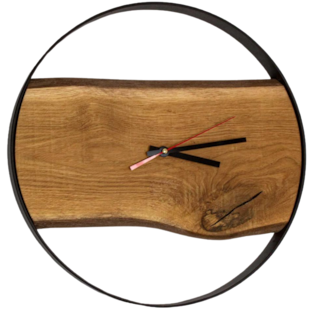 holz4home® Rustikale Wanduhr | 43 cm - Bild 1