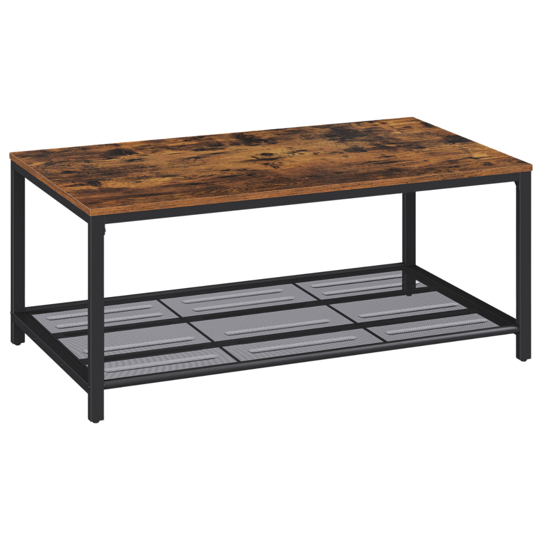holz4home&reg; Couchtisch "Connie" mit Gitterablage - Bild 1