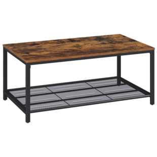 holz4home® Couchtisch "Connie" mit Gitterablage - Bild 1