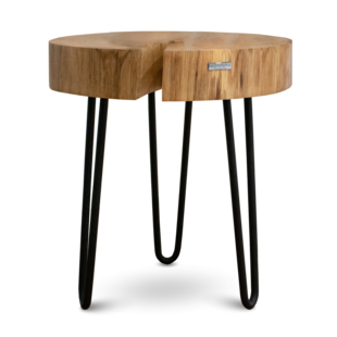 holz4home® Couchtisch aus einer Baumscheibe von holz4home® | 36-49 cm - Bild 1