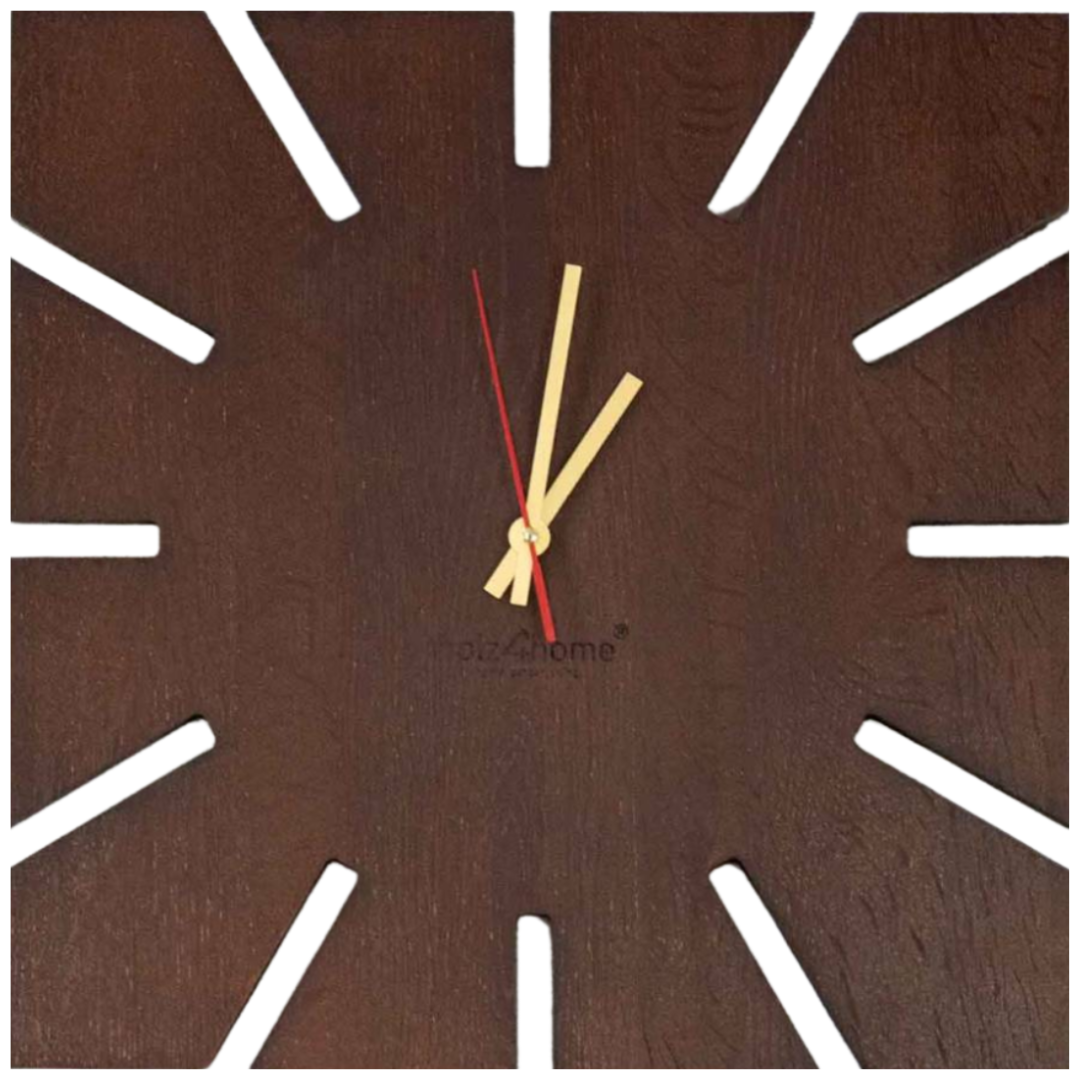 holz4home&reg; Wanduhr ?Sunshine XL? aus Eichenholz - Bild 1