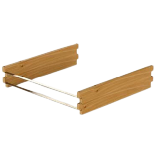 holz4home® Hochbeet-Zusatzmodul aus Holz mit Vlieseinlage I Metallstiften I Blechstreben - Bild 1