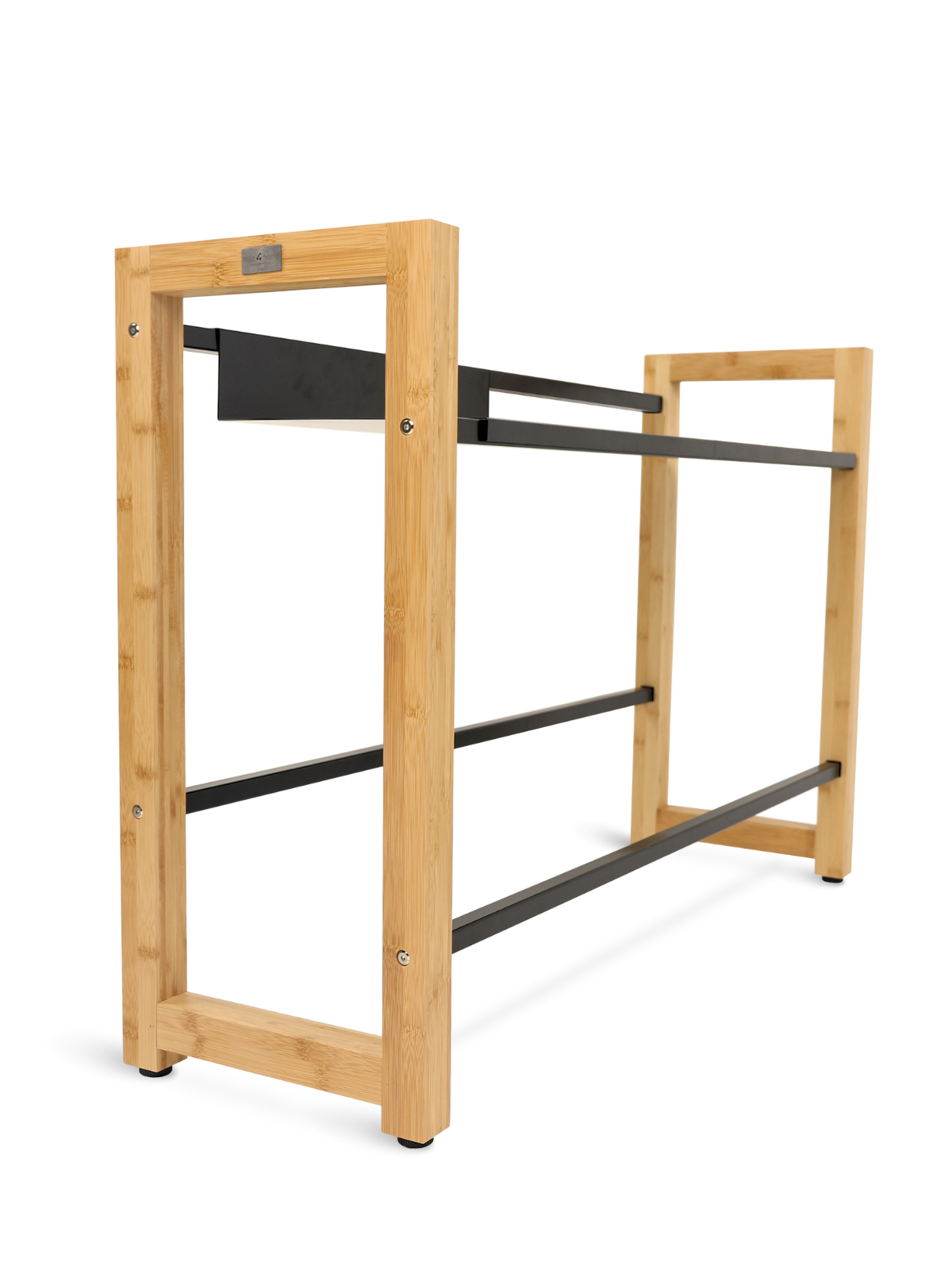 holz4home® Getränkekistenregal Bambus – 4 Kisten breit   4 Kisten – Breit | 04260750013576