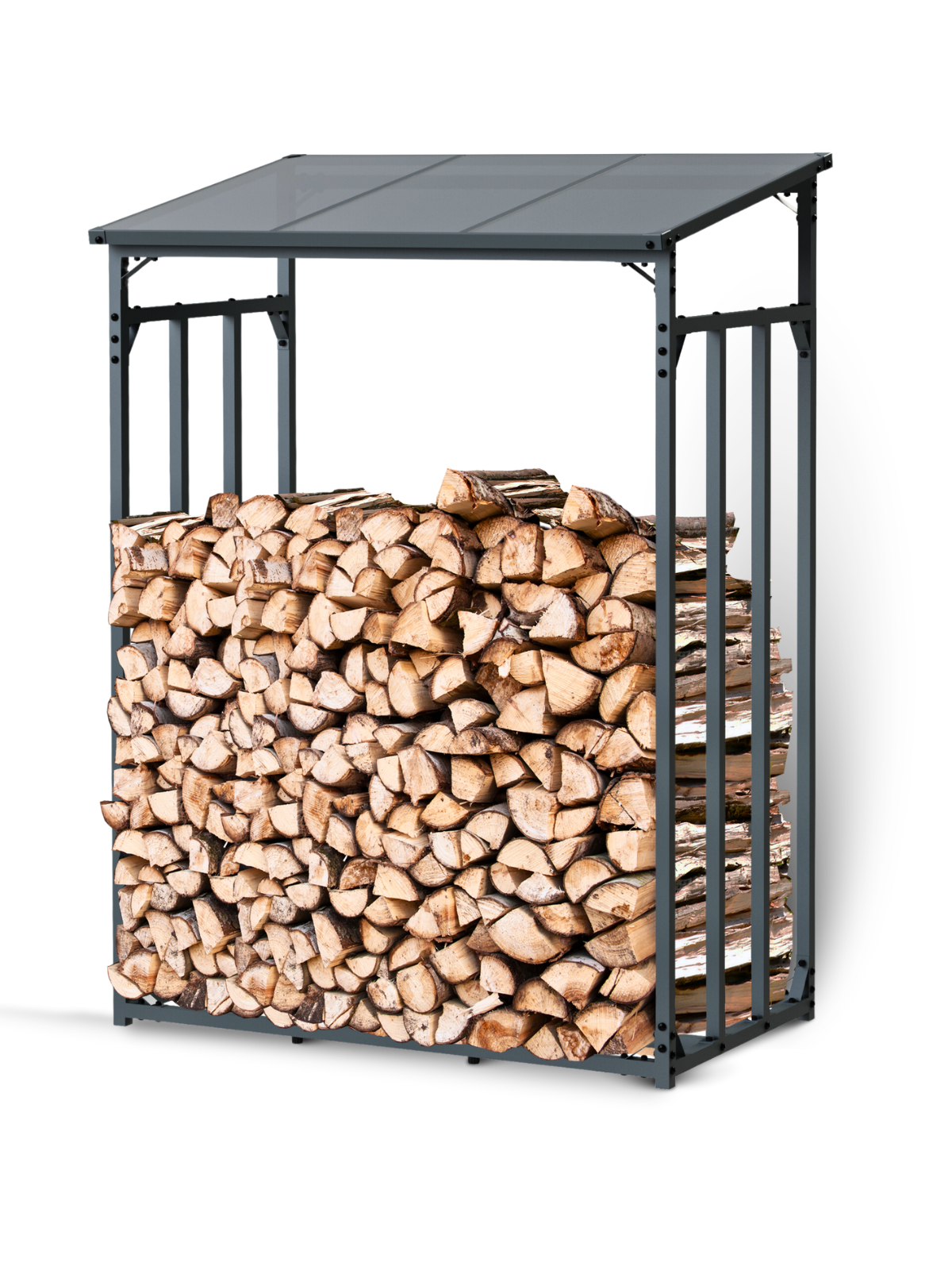 holz4home® Kaminholzunterstand   L (1.6RM 2.5SRM) | 04260750013408