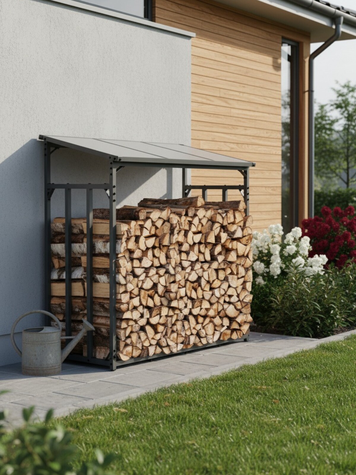 holz4home® Kaminholzunterstand   XL (2.3RM 3.5SRM) | 04260750013415