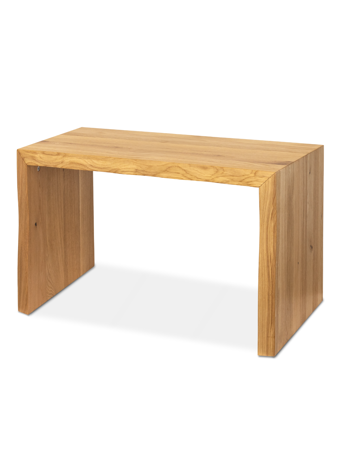 holz4home&reg; Massivholzbank aus Eiche mit Baumkante | S - Bild 1