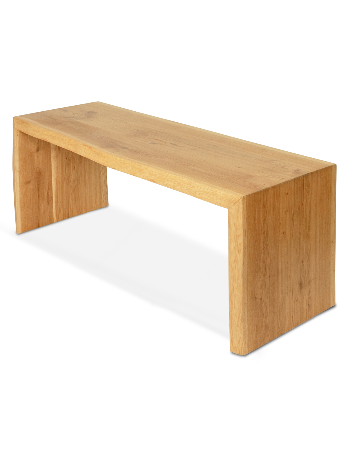 holz4home® Massivholzbank aus Eiche mit Baumkante   L | 04260750011312