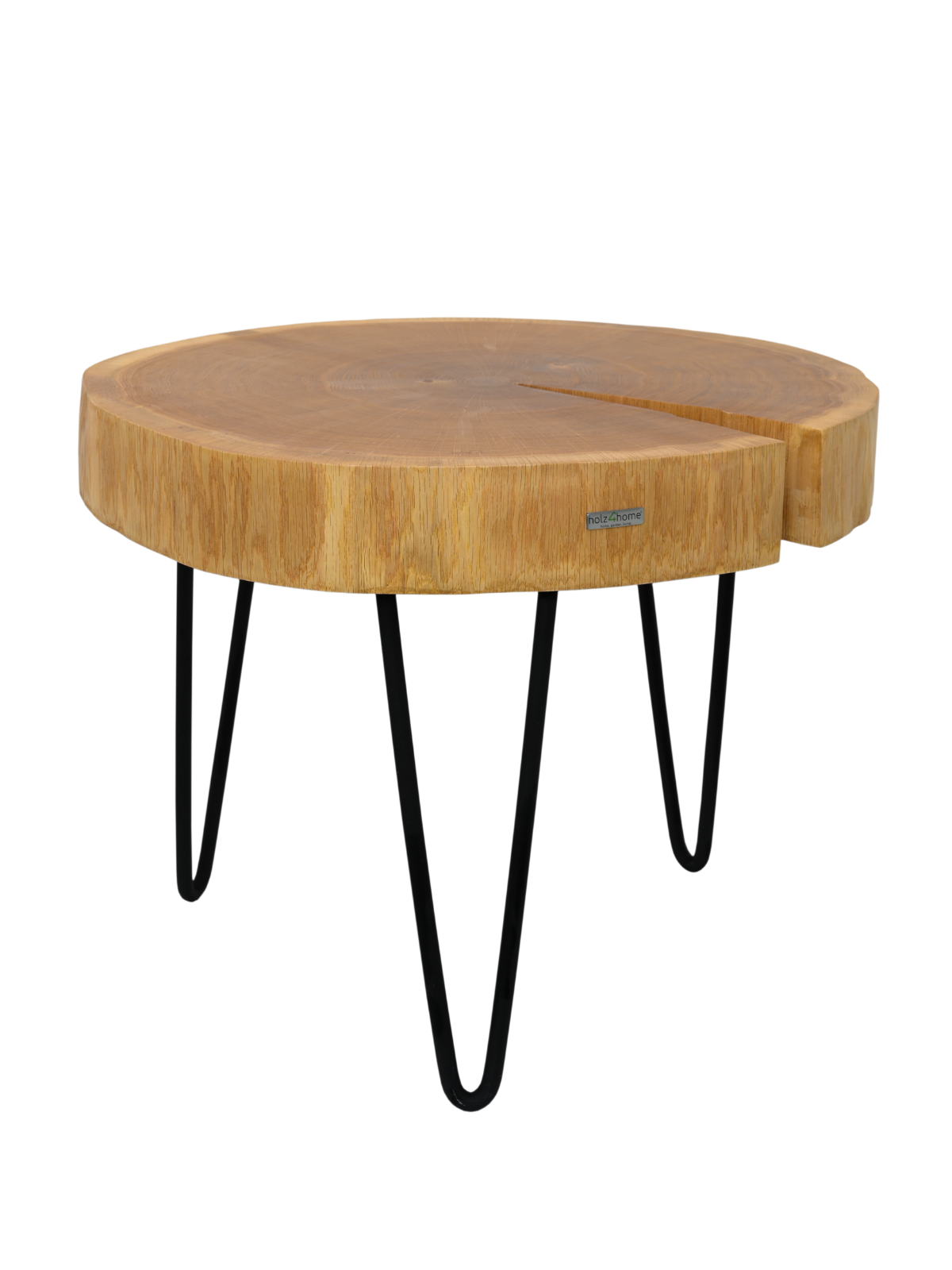 holz4home&reg; Couchtisch aus einer Baumscheibe Eiche | L - Bild 1