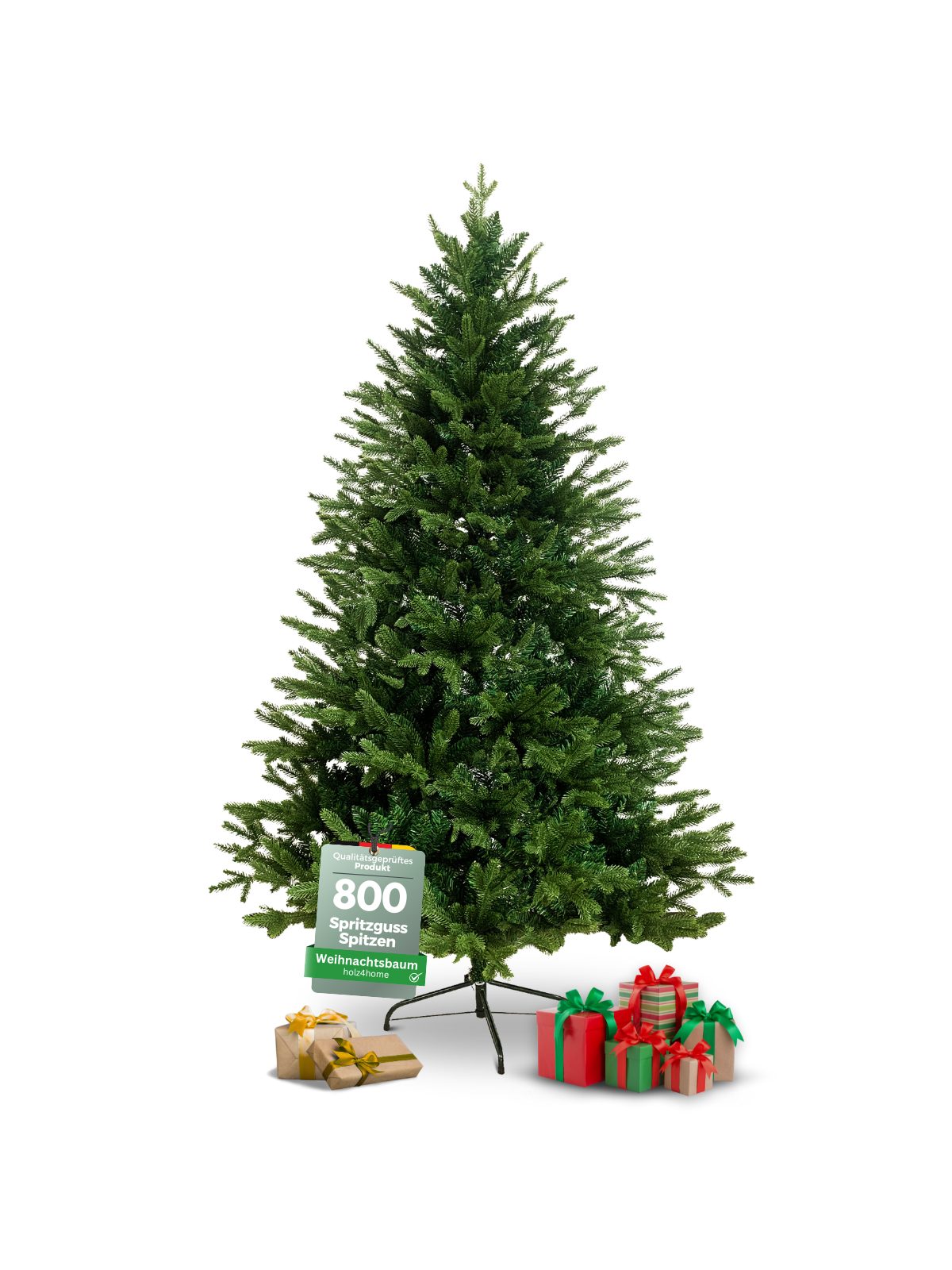 holz4home® Künstlicher Weihnachtsbaum 190 cm inkl. Lichterkette   190 cm | 04260750013774