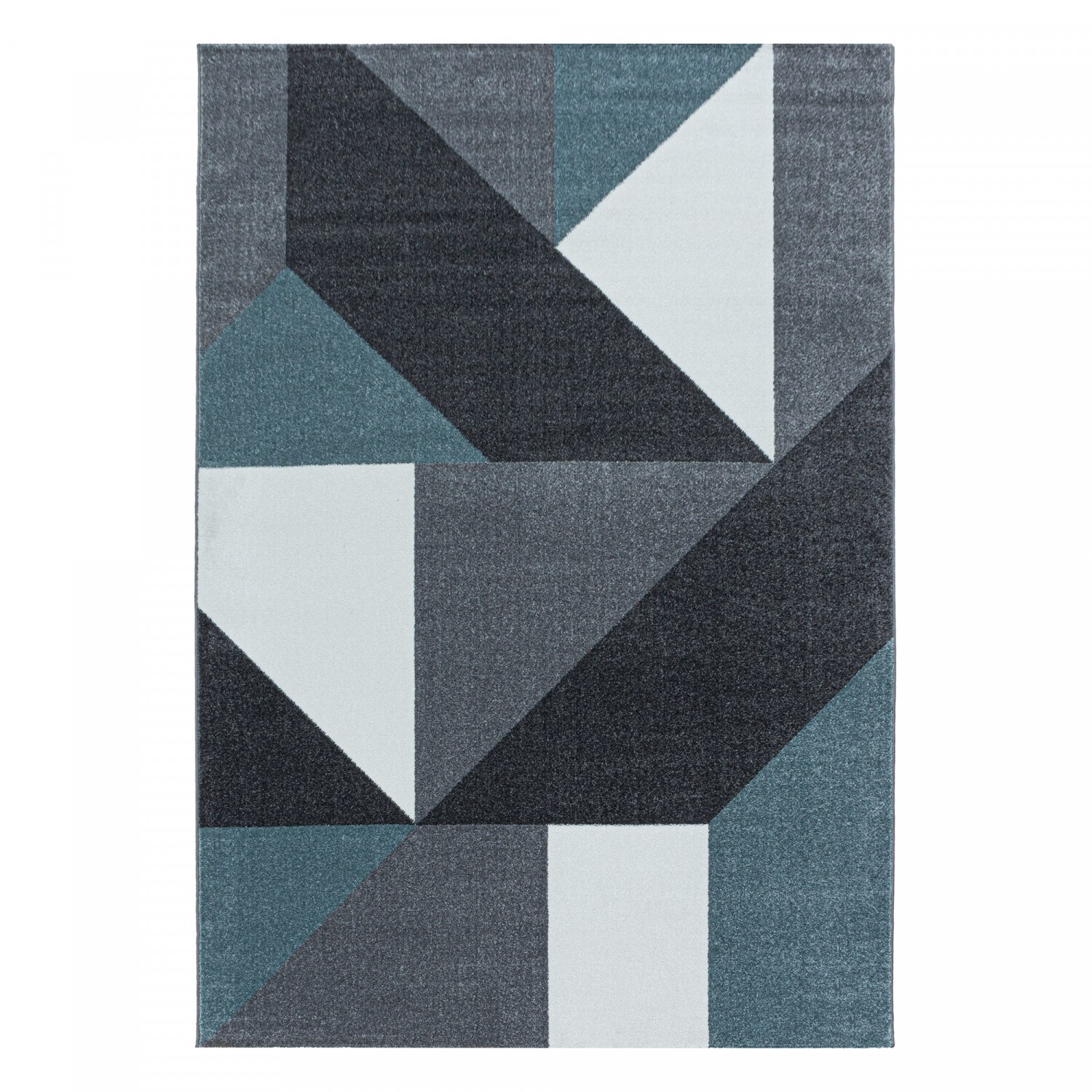 Wundersch&ouml;ne Kurzflor Teppich, Moderner Designer Teppich rechteckig, H&ouml;he 11 mm - Bild 1