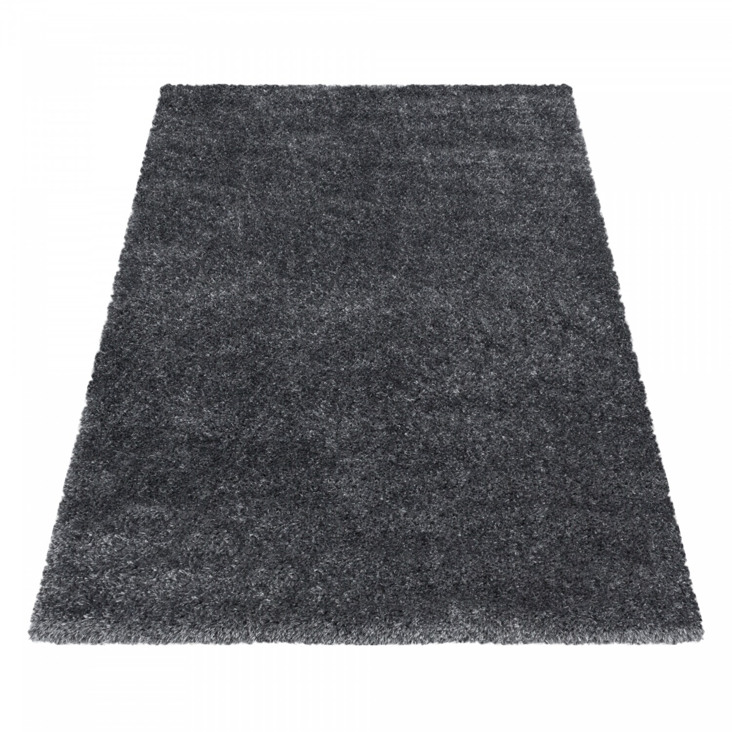 Einfarbig Hochflor Teppich, Flauschiger Langflor Shaggy Teppich, Rechteckig | 04053659045416