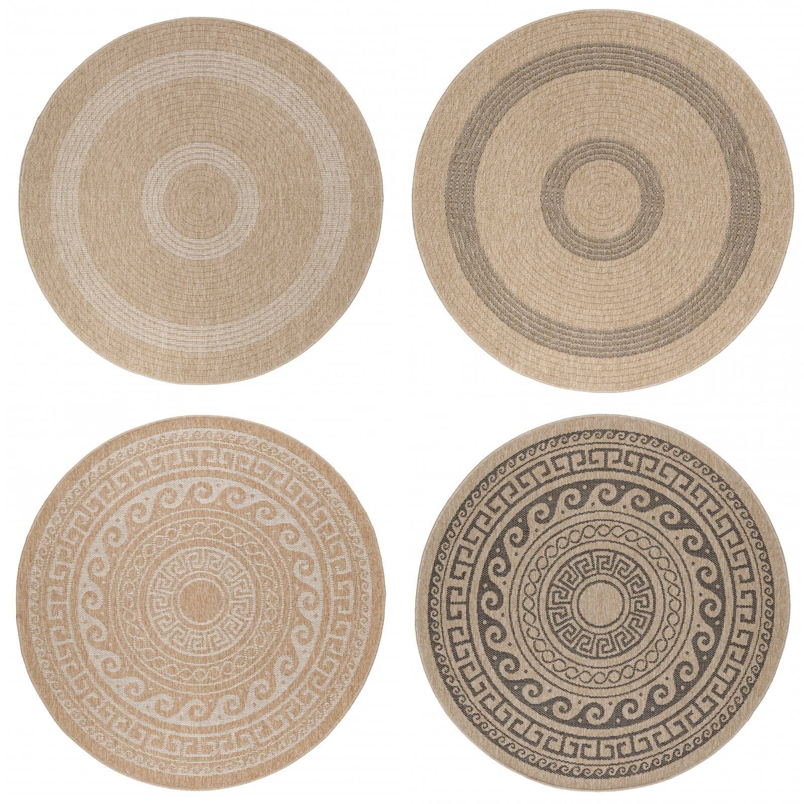 In & Outdoor Teppich Wetterfest, Balkon Wasserfest, Waschbarer Outdoorteppich | 08682455386445