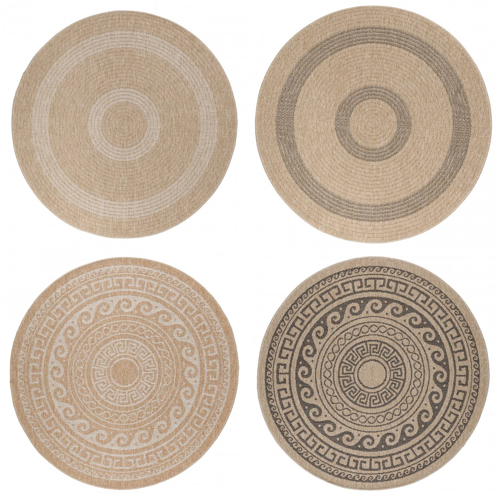 In & Outdoor Teppich Wetterfest, Balkon Wasserfest, Waschbarer Outdoorteppich - Bild 1